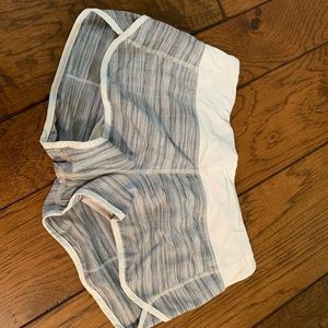 Lululemon heather grey shorts.